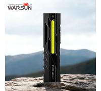 Lampe torche LED Warsun T9PRO 3.0, 1500Lm, mini lampe de poche portable, lanterne de poche avec aimant, lumière de travail à large faisceau