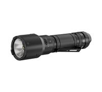 Ledlenser TT3R - Lampe torche tactique LED rechargeable, 1900lm, 7 modes dont stroboscope, lumière rouge et bleue, portée 300m, USB-C, étanche IP68, autonomie 50h - Pour police, sécurité, armée