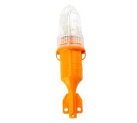 Lampe torche marine, équipement de signal de sécurité, balise de survie étanche, mode clignotant bicolore, design de bouée flottante, pour bateau, quai de sauvetage, utilisation en bord de route, 21 x