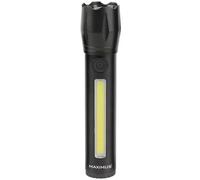 Lampe torche - MAXIMUS - Rechargeable - 3W - 270lm et 105 lumens - IPX4 - Noir