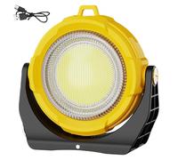 Lampe torche mécanique - Lampe de travail à LED solaire, lampe magnétique imperméable, polyvalence à l'épreuve des problèmes, lampe rechargeable multimode pour la construction de garages