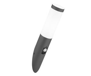 Lampe torche murale d'extérieur détecteur de mouvement lumière de façade ANTRHAZIT dans un ensemble comprenant une source lumineuse LED