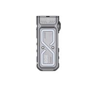 Lampe Torche Plate Multifonctionnelle 1300 Lm - UV LEP RGB Sablier USB-C Portée 265 M Gris