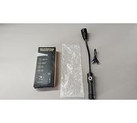 Lampe Torche Pliable en Alliage d'Aluminium, Lampe de Travail avec Zoom Télescopique et Lumières COB Blanc et Rouge - Recharge Type - C, Queue Magnétique, Résistante à l'Eau IPX4