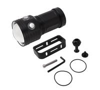 Lampe Torche Plongée 10000LM, Étanche IPX8, Plongée Professionnelle 100m, Lumière Blanche Rouge Bleue - Puissante Éclairage sous - Marin, Résistance Choc, pour Plongée et Activit