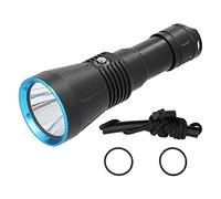 Lampe Torche Plongée XHP70, 10000lm Puissante, Aluminium Noir Étanche IP68 - Modes Multiples, Durable et Polyvalente pour Plongée Sous - Marine et Pêche