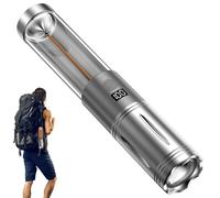 Lampe Torche Portable,Lanterne Lumineuse Étanche Avec 3 Modes,Torche Extérieure 2500mAh | Pour Intérieur Extérieur Voiture Randonnée Sécurité Urgence Jogging