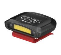 Lampe torche pour chapeaux - Lumière LED rechargeable pour chapeaux de 5,5 cm | Lampe de parasol avec capteur de mouvement ABS avec charge rapide de type C | Lampe frontale COB mains libres pour pêche