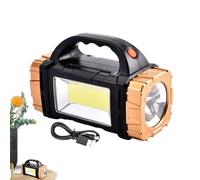 Lampe Torche pour Urgences et Situations d'Urgence | Lampe Torche Étanche USB Rechargeable par Énergie Solaire,Outils Multifonctions Extérieur pour Randonnée Camping Travail et Voyage