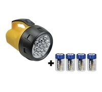 Lampe torche puissante 16 LEDS avec piles