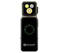 OLIGHT Oclip 2 Ultra Premium Lampe Torche 4-en-1 LED Puissante 580LM 130M | Base de Recharge, OAL Aluminium, Clip Aimanté 360°, Tête Orientable 115°, UV D'inspection, Zoomable Blanche&Rouge, Urgence