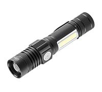 Lampe torche rechargeable usb 800lm 2 en 1 cree t6 led