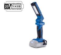 Scheppach Lampe de travail sur batterie C-WL20-X 20V Lampe torche | Puissance LED 5W | Flux lumineux 300L | Température de couleur 6200K | Autonomie 2Ah / 4Ah - 8h / 16h | Sans batterie ni chargeur