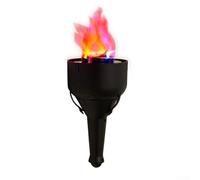 Lampe torche solaire avec effets visuels dynamiques 3D, dessus de table, suspension, montage mural