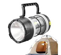Lampe torche solaire LED - Lampe torche portable | 5 modes de luminosité ultra haute luminosité chargement USB SOS lampe | Lanterne de camping portable à énergie solaire pour tente, randonnée
