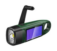 Lampe torche solaire Poignée Ergonomique Longue Portée USB Rechargeable