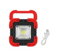 Lampe torche solaire rechargeable 100 W COB LED 2000 lm avec batterie externe pour camping, voiture, entretien, chasse et