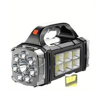 Lampe torche tactique LED haute puissance 100 000 lm, rechargeable par USB, pour camping, pêche, urgence, avec éclairageK79