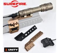 Lampe torche tactique Surefire M600 M300 M600C M300A, support Scout Light UNITY avec interrupteur Picatinny 20 mm, support décalé Right M300B Set BK