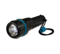 Lampe torche trois LEDs SMD blanches - caoutchouc antidérapant - Avidsen - 103665