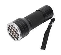 Lampe torche UV 24 LED, outil de détection d'urine d'animaux et de punaises de lit, conception étanche en aluminium noir pour la détection d'encre