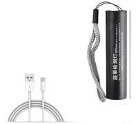 Lampe torche UV 365 nm pour détection de fluorescence, lampe torche LED portable rechargeable 1200 mAh avec filtre amélioré pour l'inspection des aliments et légumes (C)