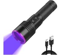 Lampe torche UV 365nm - PZCC - Rechargeable - 30W LED - Écran LCD - Détection d'urine - Durcissement de la résine