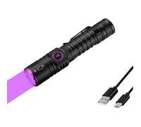 Lampe torche UV - YSFMODE - LED 365nm - Rechargeable USB - Zoomable - Aluminium