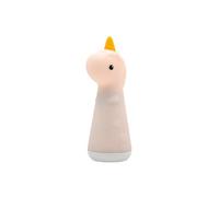 LAMPE TORCHE & VEILLEUSE 2 EN 1 POUR ENFANTS - Lampe Licorne Rechargeable avec Lumière LED Dimmable, Autonome et en Silicione, Pour Chambre, Sommeil & Nuit