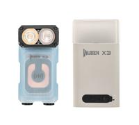 Lampe torche X3 Pro Blue Wuben + Boîte de charge en aluminium - 700 lumens