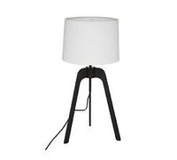Lampe Trépied En Bambou Et Métal H 58.5 Cm