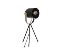 Lampe trépied ""Bil"" noir H45cm - Atmosphera createur d'interieur - Noir