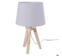 Atmosphera Lampe trépied H.30 cm bois gris