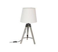 Lampe trépied Runo écru Atmosphera H 58 cm Beige G