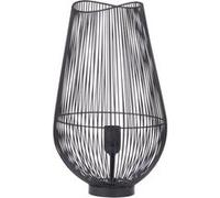Lampe tube Filo 41,5 cm noir en métal - Table Passion - Noir - Acier Noir G