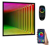 Lampe Tunnel à Miroir Infini LED, Décoration Fête Sensorielle, Lampe Tunnel à Miroir Infini, Lumière Sensorielle Infinie pour Maison, Le Salon, La Décoration De Fête E-30cm/11.8"