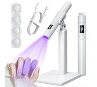 Lampe U V Ongles Gel,Portable Mini UV LED Lampe À Ongles avec USB Rechargeable,UV LED 3W Sans Fil, échoir à Ongles Efficace et Rapide Professionnel pour Gel Pose Americaine,Vernis Semi Permanent