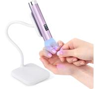 Lampe U V Pour Vernis À Ongles Sspro X: Mini Lampe U V Led Pour Ongles Avec Capteur Intelligent Séchage Rapide En 8 Secondes, Pied Magnétique Ajustable À 360°, Lumière Pour Ongles Portable