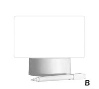 Lampe USB en acrylique transparent avec perles de lumière chaude, stylo pour écrire et effacer les messages, convient pour la décoration de bureau et la nuit (transversale)