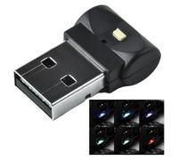 Lampe USB pour voiture - Lumière d'ambiance LED - Confortable - Multicolore - Pour l'intérieur de la voiture - Lumière LED USB intelligente colorée pour éclairage de pied, décoration de maison et