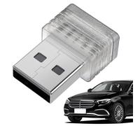 Lampe USB pour voiture, lumière d'ambiance LED pour intérieur de voiture | Veilleuse multicolore sans fil pour voiture et maison