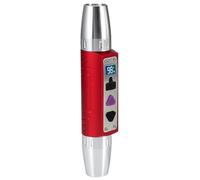 Lampe UV 365 nm, Lampe UV 365 nm, pour roches et minéraux - torche d'identification des pierres précieuses à 4 modes (blanc/jaune/mixte) - Coffret rouge