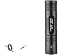 Lampe UV 365nm Aluminium Alliage Compacte 70g | Détection précise agents fluorescents, idéal lessive cosmétiques, lumière violette pure, analyse pour rapide fiable(B)
