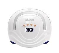 Lampe UV 380 W, 81 LED, sèche-ongles avec écran LCD, séchage rapide for tous les types d'ongles, gel et nail art(X27)