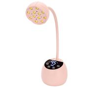 Lampe UV à col de cygne rechargeable sans fil pour vernis à ongles gel avec 3 capteurs automatiques UV LED séchage rapide