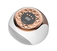 Lampe UV à ongles gel professionnelle à séchage rapide, paramètres de minuterie, design sûr et convivial, portable, compact, polyvalent, idéal pour la maison, les voyages, le salon