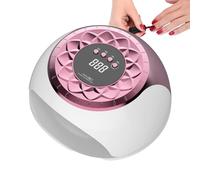 Lampe UV à ongles - Lampe à ongles gel - 1,21 x 17,58 cm - Professionnelle - Rapide - Avec réglages de minuterie - Lampe LED à griffes pour la maison, les voyages, l'utilisation en salon - Séchage