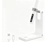 Lampe UV à ongles portable avec support, rechargeable USB sans fil | Support réglable à 360°, écran LED, batterie 200 mAh, 2 réglages de minuterie, séchage rapide