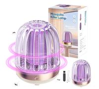 Lampe UV Anti Moustique,Une Physique Puissante Lampe Anti Moustique Interieur,Rechargeable USB Produit Anti Moustique,Appareil Anti Moustique Exterieur,pour la Chambre à Coucher,La Cuisine