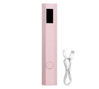 Lampe UV compacte, lampe à gel portative, appareil 4,06 pouces 2 4w avec minuterie, séchoir de matériaux authentiques, outil à ongles avec affichage LED, accessoire de beauté pour la décoration de col